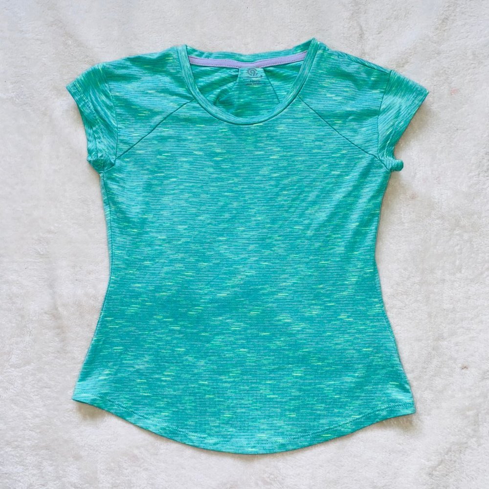 blue champion short sleeve tee